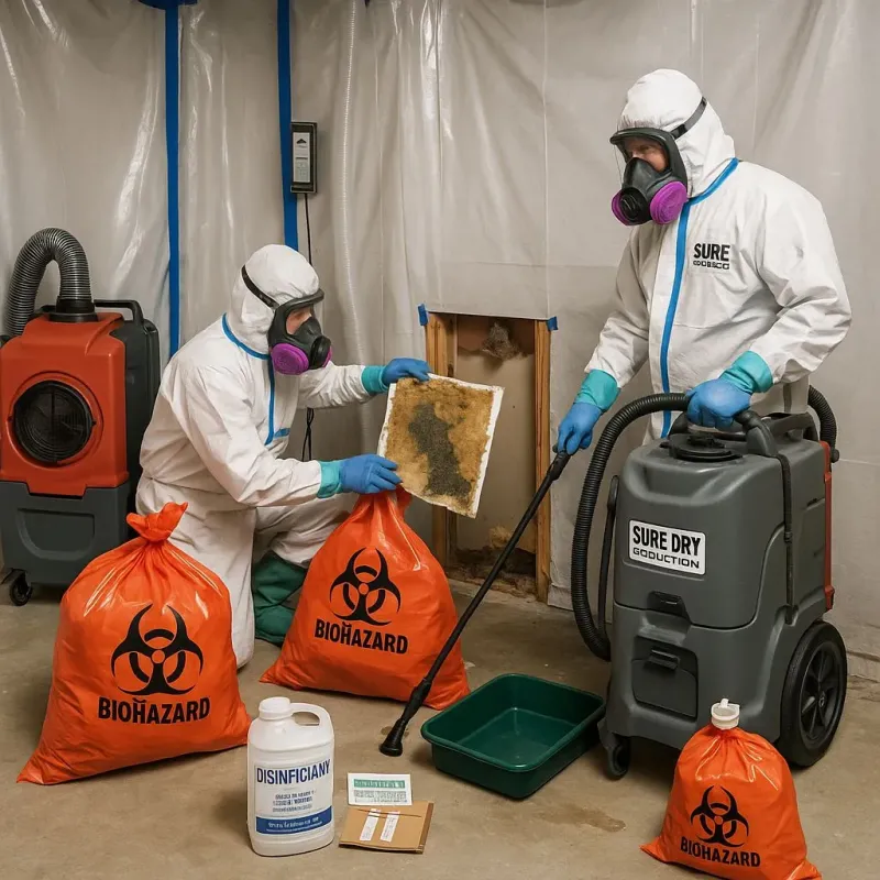 Contaminated Water Handling Protocols process in Sweetser, IN